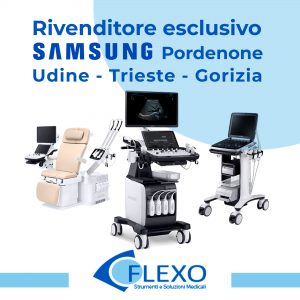 Flexo srl è rivenditore esclusivo di Ecografi ed Elettromedicali Samsung per le province di udine, Trieste, Gorizia, Pordenone e tutto il triveneto