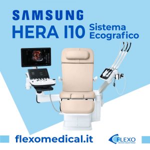 Samsung HERA I10 è un sistema ecografico con poltrona integrata distribuito da Flexo Medical
